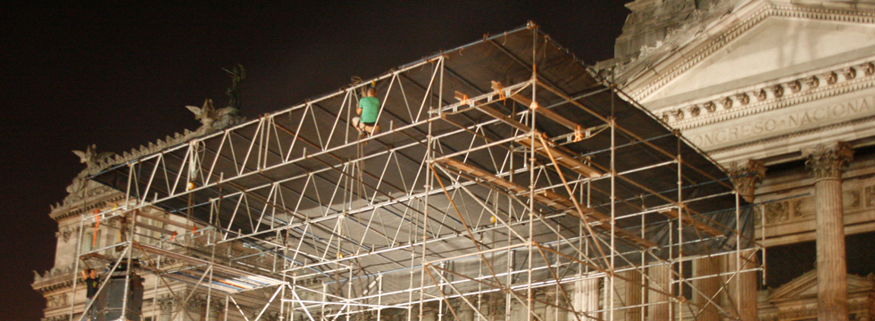 Estructura en fachada Estructura en fachada